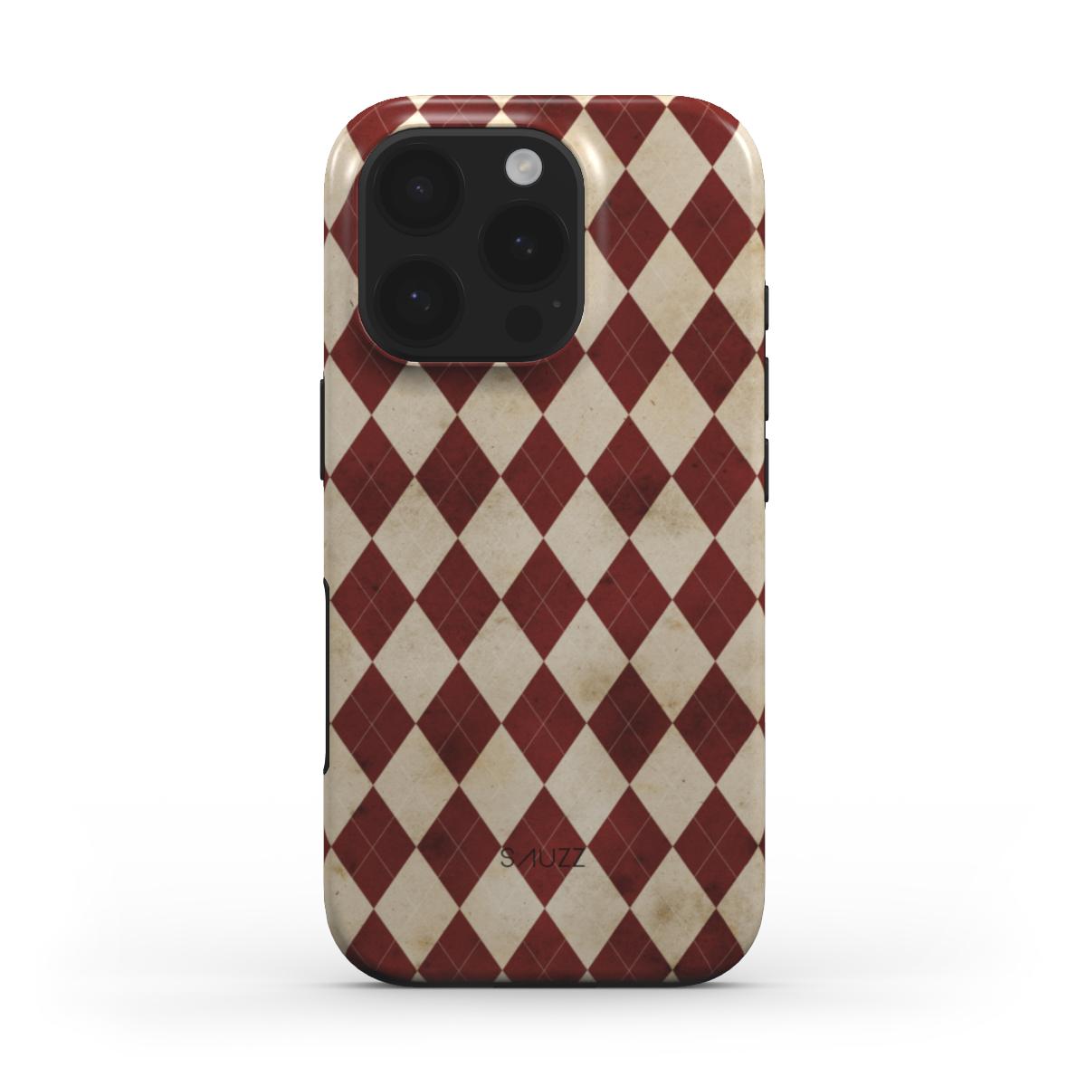 ELEGANT ARGYLE - RED