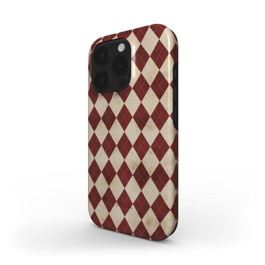 ELEGANT ARGYLE - RED