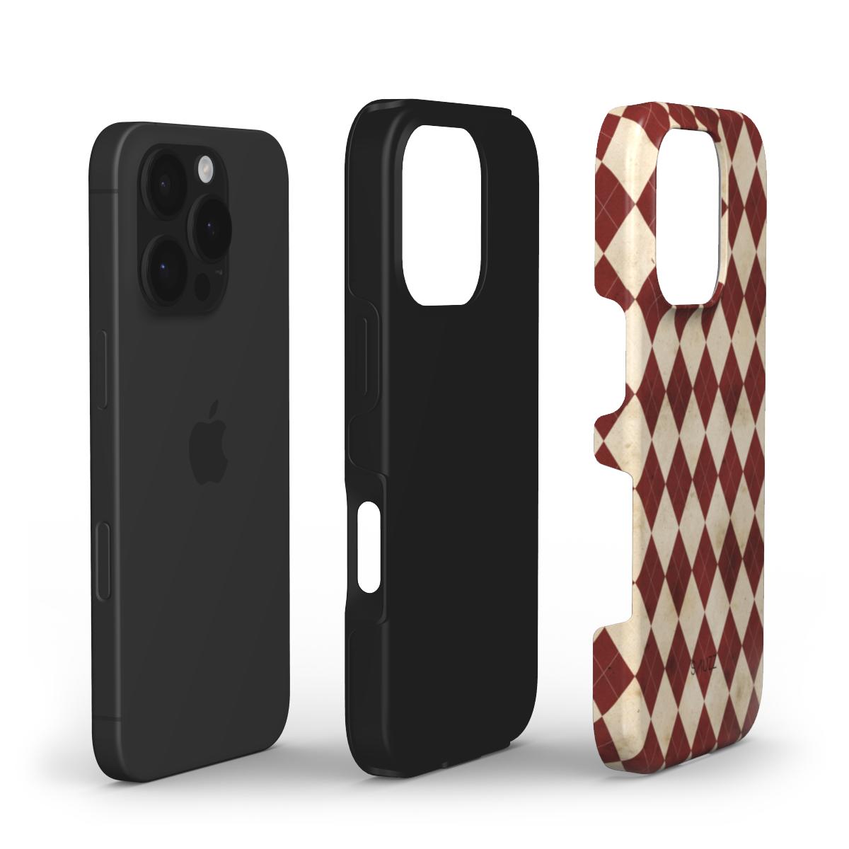 ELEGANT ARGYLE - RED