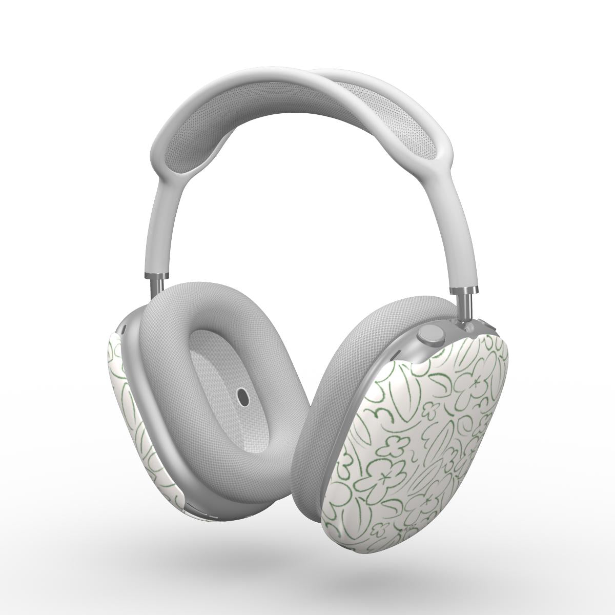 FLOWER DOODLE - GREEN AirPods Max Case
