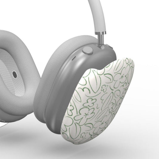 FLOWER DOODLE - GREEN AirPods Max Case