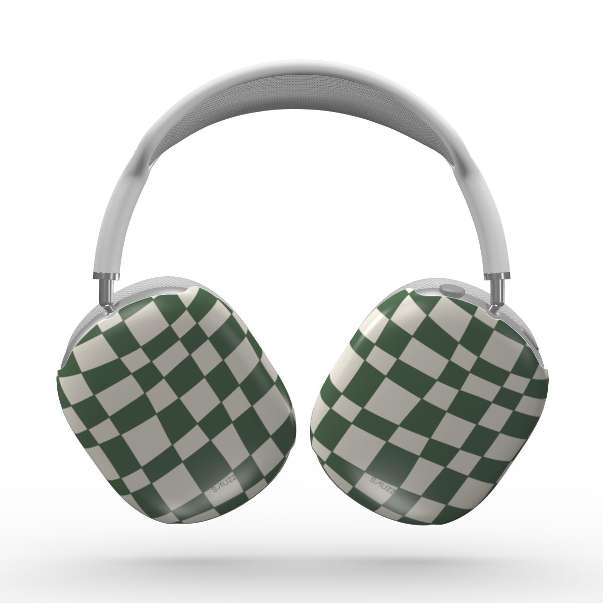 GREEN CHECKER ILLUSION AirPods Max Case