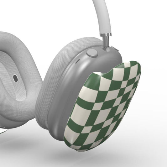 GREEN CHECKER ILLUSION AirPods Max Case