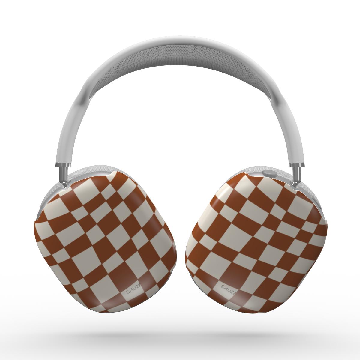 ORANGE CHECKER ILLUSION AirPods Max Case
