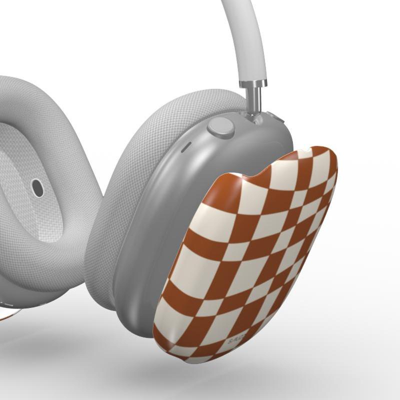 ORANGE CHECKER ILLUSION AirPods Max Case