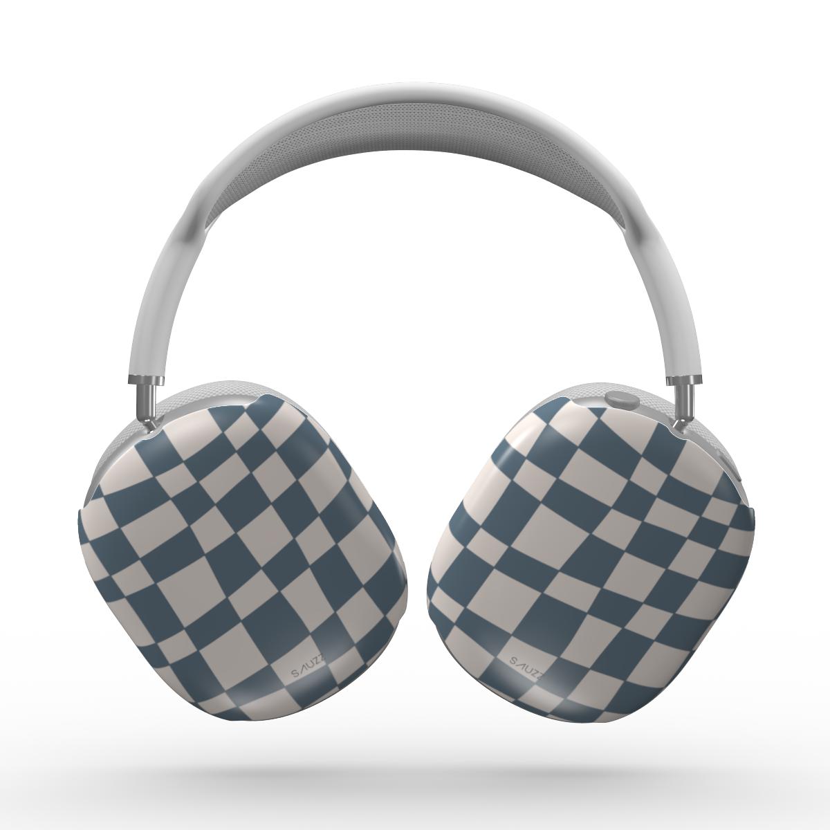BLUE CHECKER ILLUSION AirPods Max Case