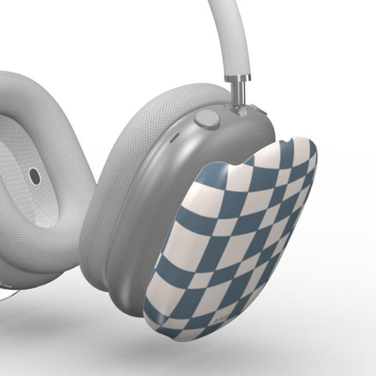BLUE CHECKER ILLUSION AirPods Max Case