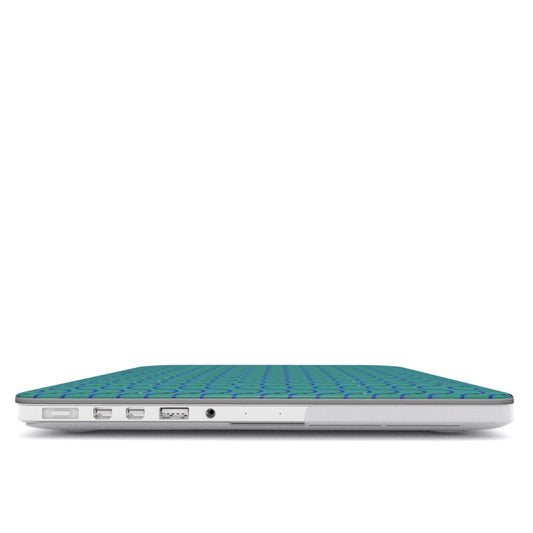 MINIMAL WAVE - BLUE MacBook Case