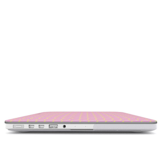 MINIMAL WAVE - PINK MacBook Case