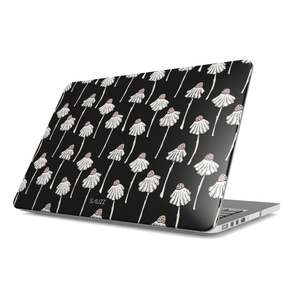 BLACK WILDFLOWER MacBook Case