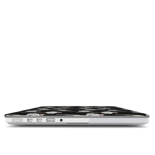 BLACK WILDFLOWER MacBook Case