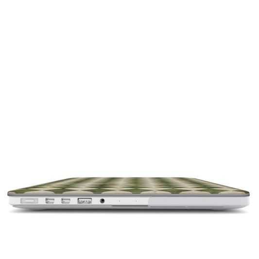 ELEGANT ARGYLE - GREEN MacBook Case