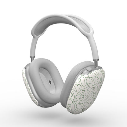FLOWER DOODLE - GREEN AirPods Max Case