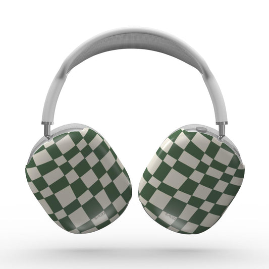 GREEN CHECKER ILLUSION AirPods Max Case