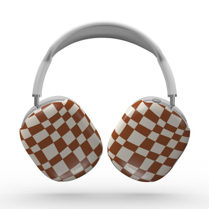 ORANGE CHECKER ILLUSION AirPods Max Case