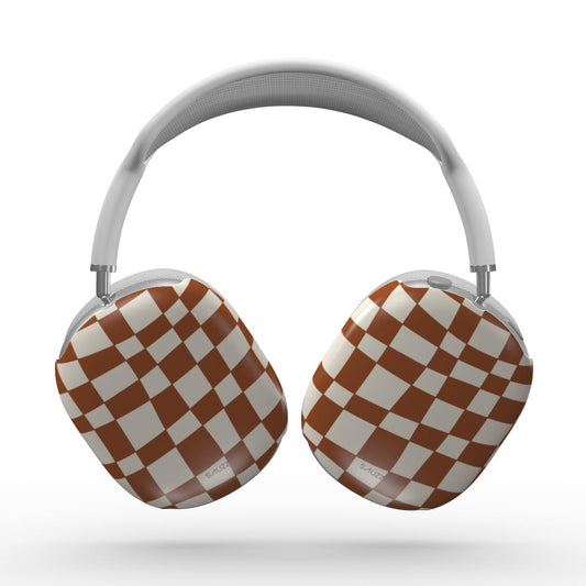 ORANGE CHECKER ILLUSION AirPods Max Case