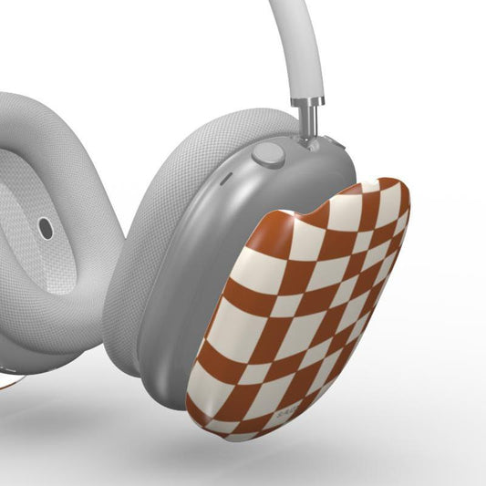 ORANGE CHECKER ILLUSION AirPods Max Case