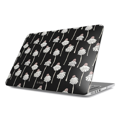 BLACK WILDFLOWER MacBook Case