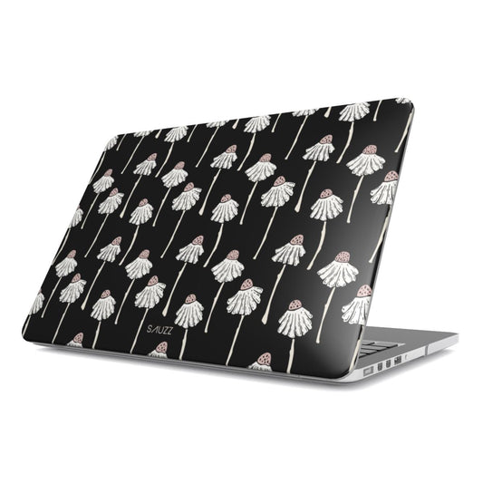 BLACK WILDFLOWER MacBook Case