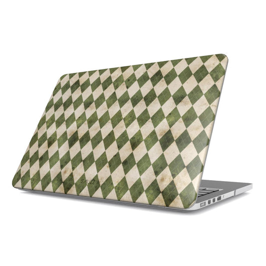 ELEGANT ARGYLE - GREEN MacBook Case