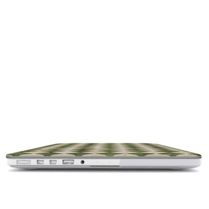 ELEGANT ARGYLE - GREEN MacBook Case