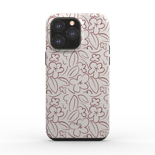 FLOWER DOODLE – RED