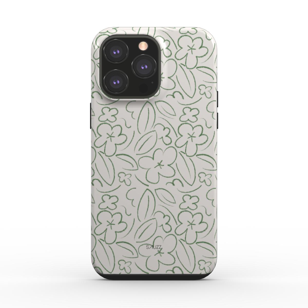 FLOWER DOODLE - GREEN