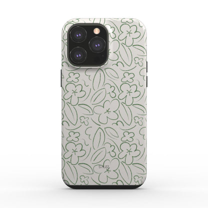 FLOWER DOODLE - GREEN