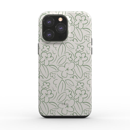 FLOWER DOODLE - GREEN